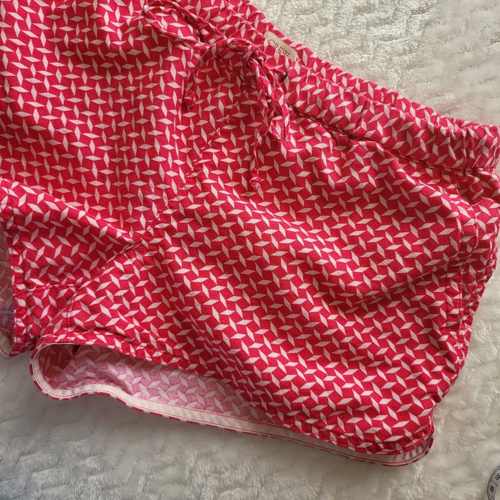J. Crew Linen Blend Drawstring Boardwalk Short